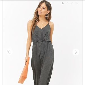 FRONT-KNOT JUMPSUIT